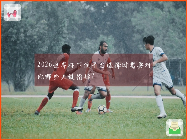 2026世界杯下注平台选择时需要对比哪些关键指标？