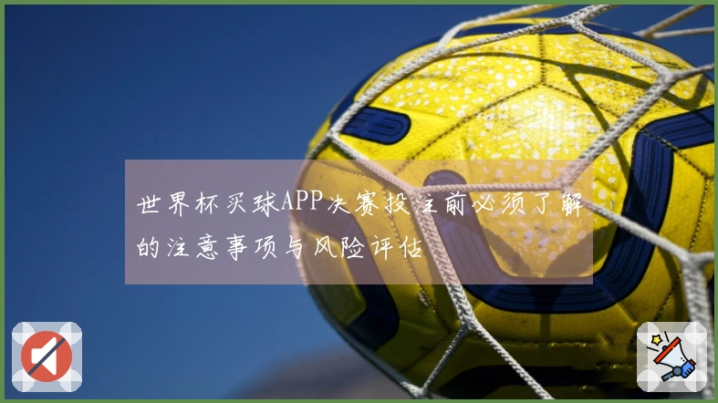 世界杯买球APP决赛投注前必须了解的注意事项与风险评估